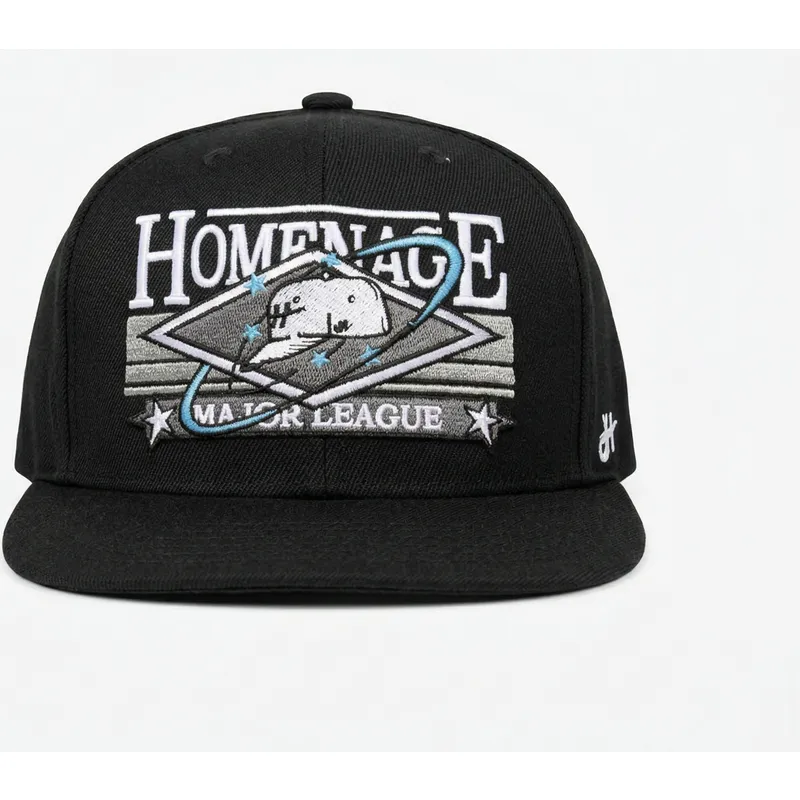 homenage-flat-brim-game-sport-the-snap-black-snapback-cap