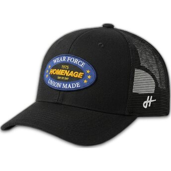 Kape zaobljena crna snapback The Trucker Union Workwear The Homenage