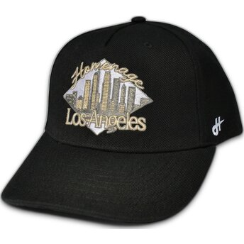 Kapa zaobljena crna snapback LASKY Skylines The Retro Homenage