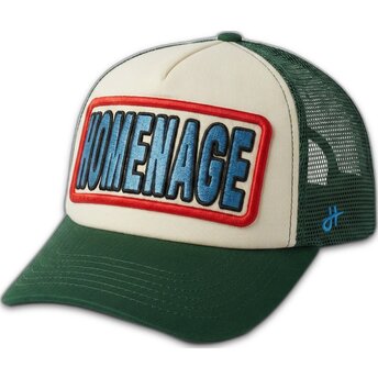 Kapa zaobljena zelena snapback The Trucker Childhood Fun The Homenage