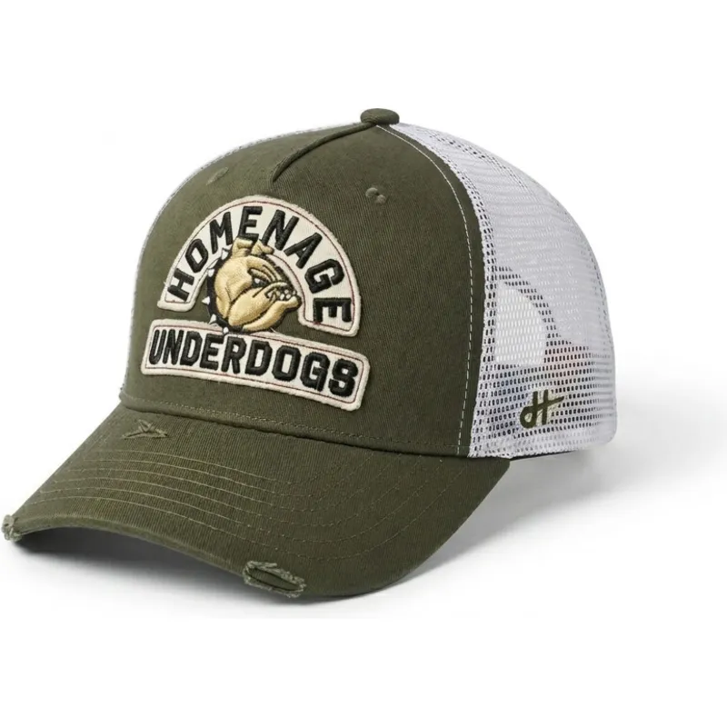 kape-zaobljena-zelena-snapback-the-trucker-underdogs-the-homenage