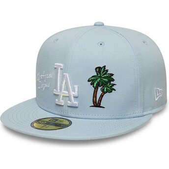 Kape ravna plava prilagođen 59FIFTY City Icon Los Angeles Dodgers MLB New Era