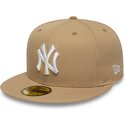 kapa-ravna-smeda-prilagodena-59fifty-league-essential-new-york-yankees-mlb-new-era