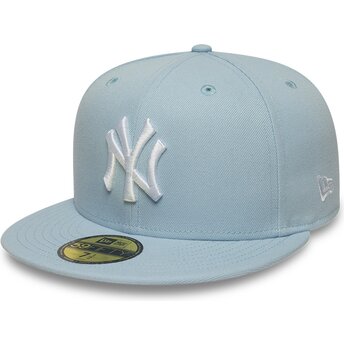 Cap ravna blue ajustada claro 59FIFTY League Essential New York Yankees MLB New Era
