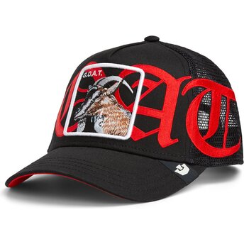 Kape zaobljena crna snapback cabra Old English Goat The Farm The Farm de Goorin Bros.