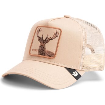 Kape zaobljena bež snapback ciervo Blur Stag The Farm The Farm de Goorin Bros.
