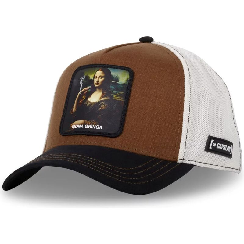 cap-zaobljena-brown-snapback-mona-lisa-famous-capslab cap-zaobljena-brown-snapback-mona-lisa-famous-capslab