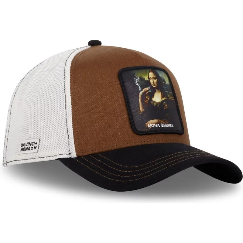 cap-zaobljena-brown-snapback-mona-lisa-famous-capslab cap-zaobljena-brown-snapback-mona-lisa-famous-capslab