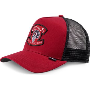 Kapa zaobljena crvena snapback HFT OctoGrape Djinns