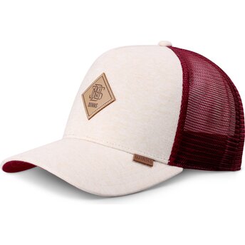 Kape zaobljena bež snapback HFT ColourMelange Djinns