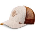 djinns-hft-colourmelange-beige-and-brown-trucker-hat