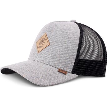 Djinns HFT JerseySpots Grey and Black Trucker Hat