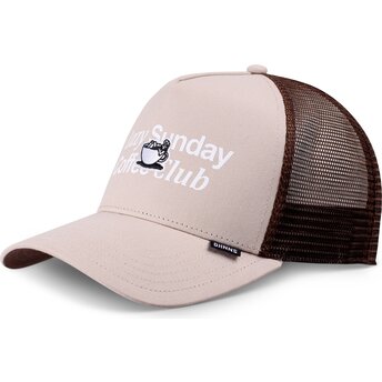 Cap zaobljena beige snapback Djinns