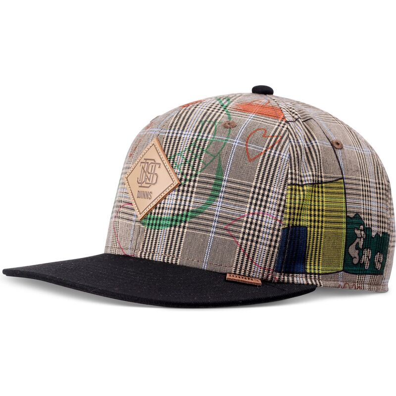 kapa-ravna-siva-snapback-crinklecheck-djinns