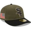 kape-zaobljena-zelena-prilagoden-59fifty-pre-curved-american-herringbone-chicago-white-sox-mlb-new-era