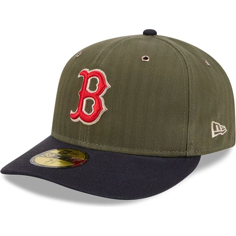 cap-zaobljena-green-ajustada-59fifty-pre-curved-american-herringbone-boston-red-sox-mlb-new-era