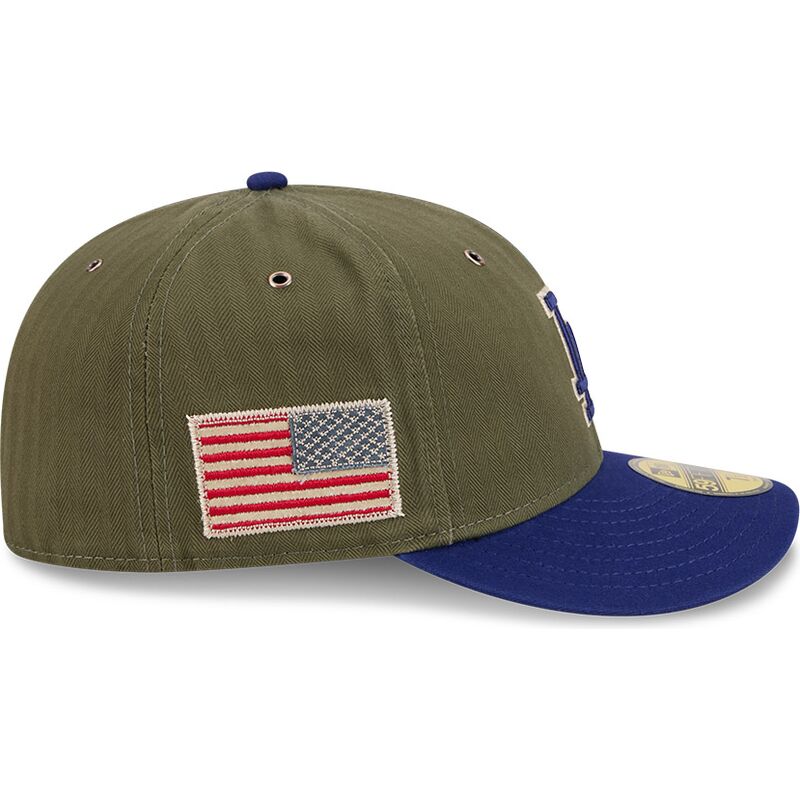 kape-zaobljena-zelena-prilagoden-59fifty-pre-curved-american-herringbone-los-angeles-dodgers-mlb-new-era