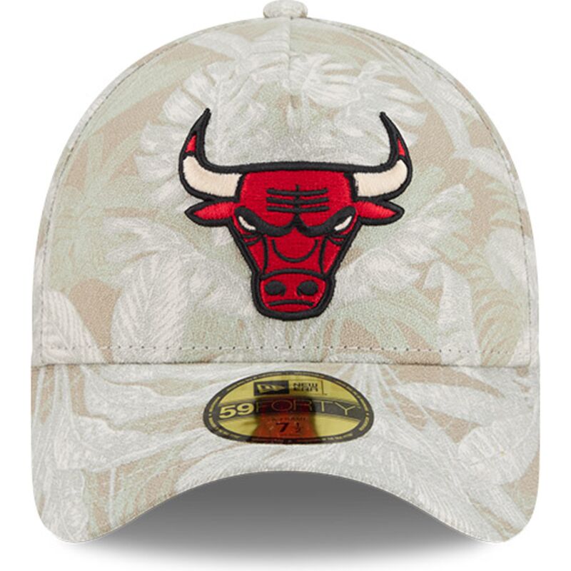 new-era-curved-brim-59forty-a-frame-leafy-palm-chicago-bulls-nba-beige-fitted-cap new-era-curved-brim-59forty-a-frame-leafy-palm-chicago-bulls-nba-beige-fitted-cap