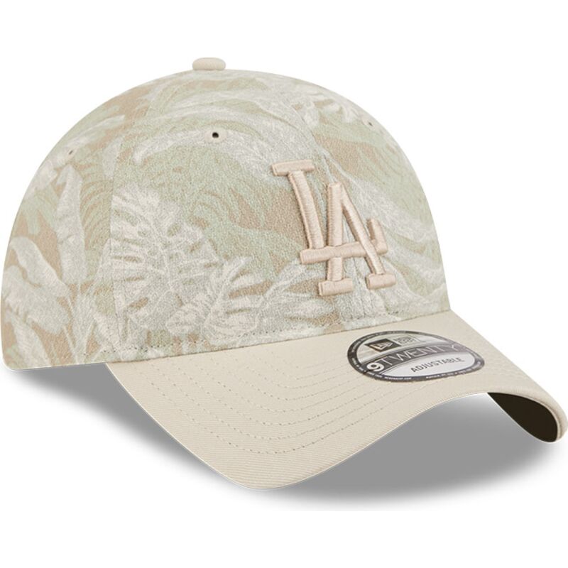 kapa-zaobljena-bez-podesiv-9twenty-leafy-palm-los-angeles-dodgers-mlb-new-era
