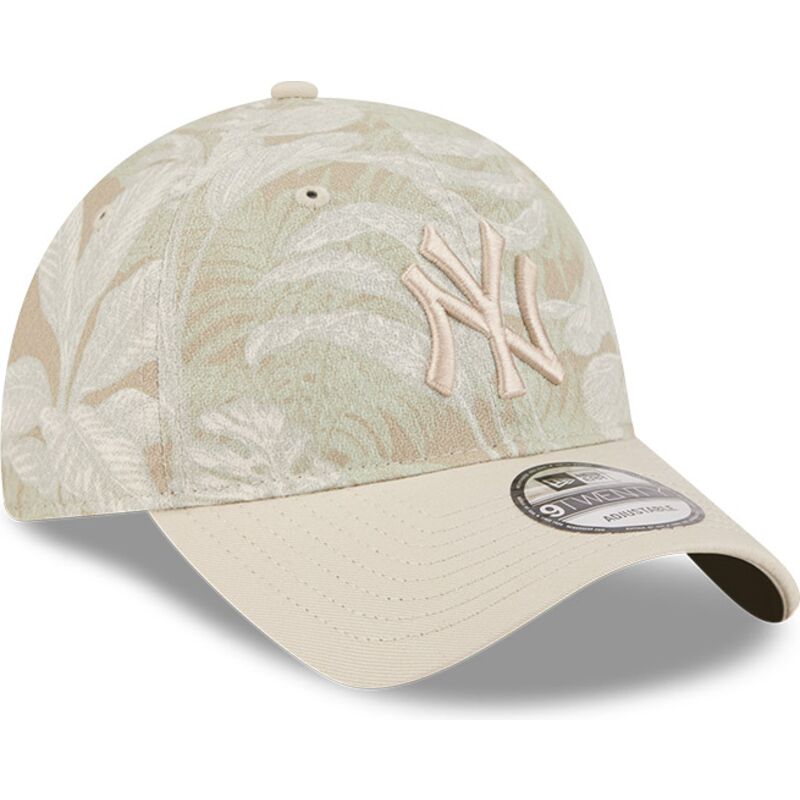kapa-zaobljena-bez-podesiv-9twenty-leafy-palm-new-york-yankees-mlb-new-era