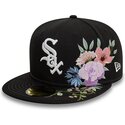 kapa-ravna-crna-prilagodena-59fifty-floral-chicago-white-sox-mlb-new-era