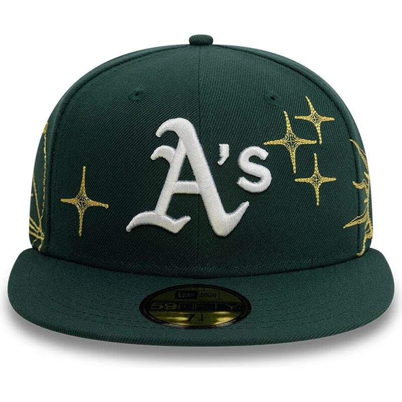kapa-ravna-zelena-prilagodena-59fifty-zodiac-oakland-athletics-mlb-new-era