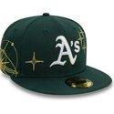 kape-ravna-zelena-prilagoden-59fifty-zodiac-oakland-athletics-mlb-new-era