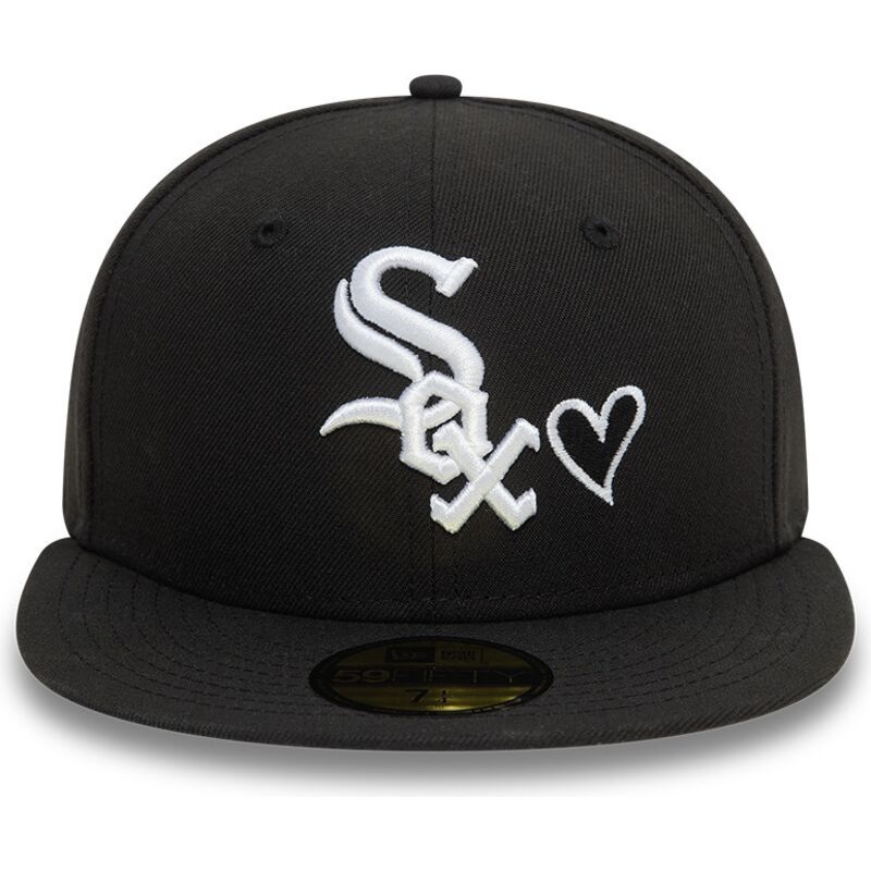 kapa-ravna-crna-prilagodena-59fifty-heart-icon-chicago-white-sox-mlb-new-era