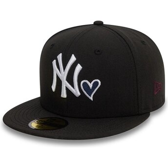 Cap ravna black ajustada 59FIFTY Heart Icon New York Yankees MLB New Era