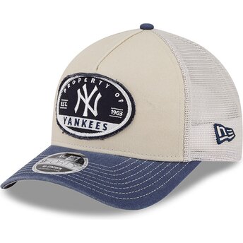 Kapa zaobljena višebojno snapback 9FORTY M-Crown A Frame Fray New York Yankees MLB New Era