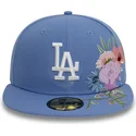 cap-ravna-blue-ajustada-59fifty-floral-los-angeles-dodgers-mlb-new-era