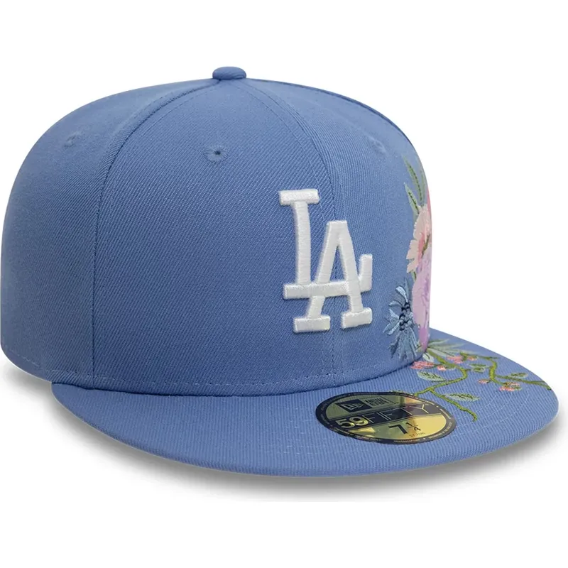 kapa-ravna-plava-prilagodena-59fifty-floral-los-angeles-dodgers-mlb-new-era