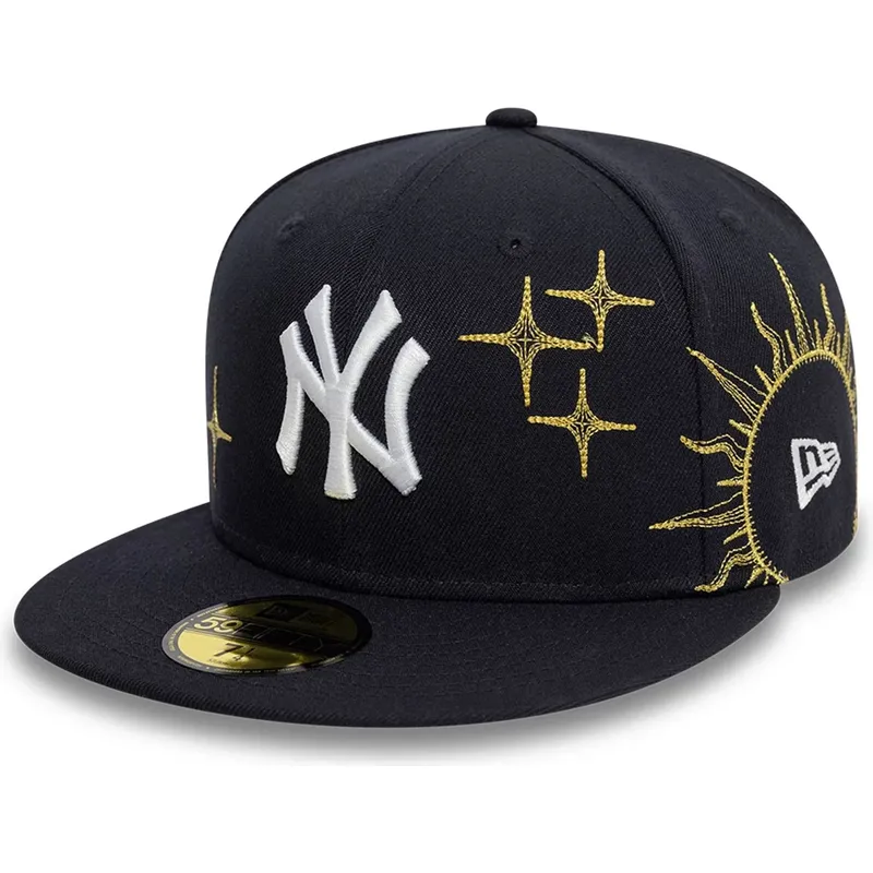 new-era-flat-brim-59fifty-zodiac-new-york-yankees-mlb-navy-blue-fitted-cap