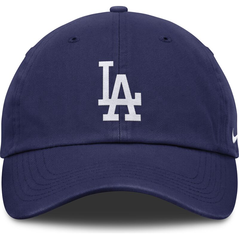 kape-zaobljena-plava-podesiva-traka-za-djecu-club-unstructured-organic-cotton-los-angeles-dodgers-mlb-nike