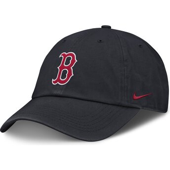 Nike Curved Brim Youth Club Unstructured Organic Cotton Boston Red Sox MLB Navy Blue Adjustable Cap