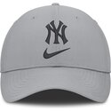 nike-curved-brim-primetime-club-structured-uv-poly-ripstop-new-york-yankees-mlb-grey-adjustable-cap