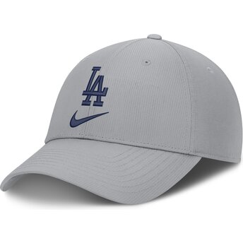 Kapa zaobljena siva podesiv Primetime Club Structured UV Poly Ripstop Los Angeles Dodgers MLB Nike