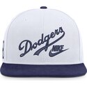 cap-ravna-white-snapback-cooperstown-dri-fit-pro-structured-square-bill-los-angeles-dodgers-mlb-nike