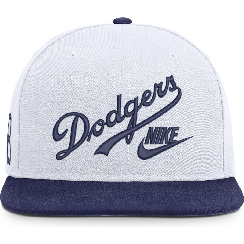cap-ravna-white-snapback-cooperstown-dri-fit-pro-structured-square-bill-los-angeles-dodgers-mlb-nike