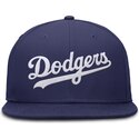kapa-ravna-plava-prilagodena-dri-fit-true-structured-round-bill-los-angeles-dodgers-mlb-nike