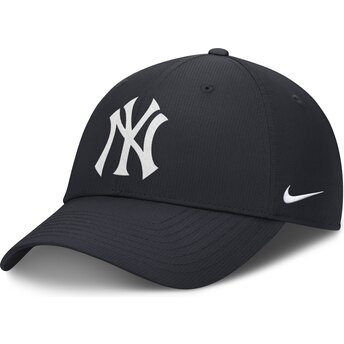 Cap zaobljena navy blue adjustable strap Club Structured UV Poly Ripstop New York Yankees MLB Nike