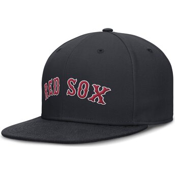 Kapa ravna mornarsko plava prilagođena Dri-Fit True Structured Round Bill Boston Red Sox MLB Nike