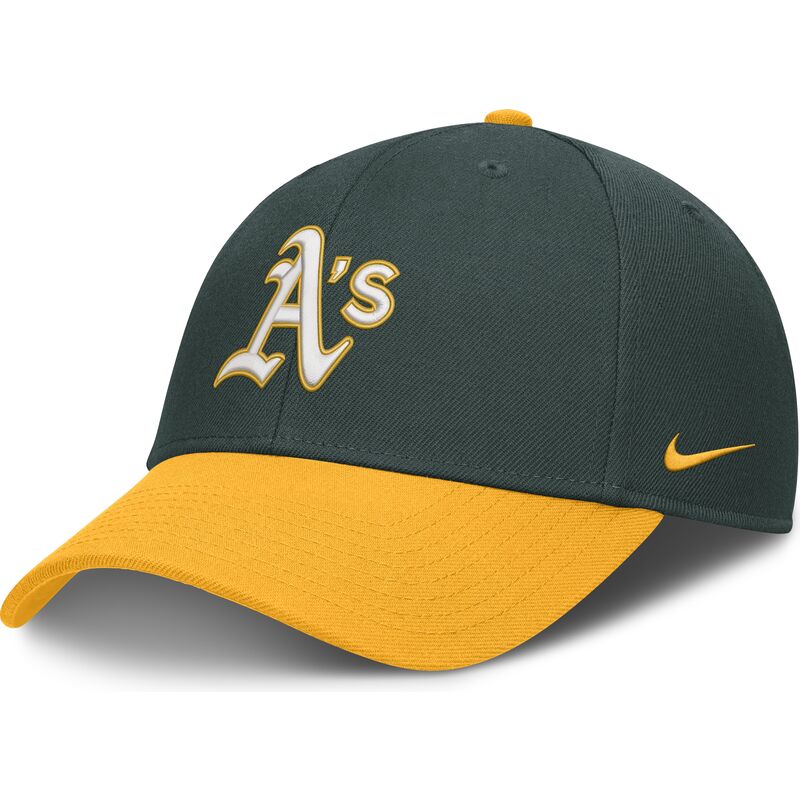 kapa-zaobljena-zelena-podesiv-dri-fit-club-structured-oakland-athletics-mlb-nike
