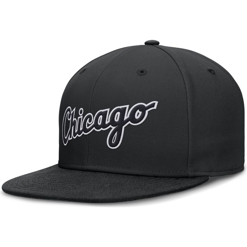 kapa-ravna-crna-prilagodena-dri-fit-true-structured-round-bill-chicago-white-sox-mlb-nike kapa-ravna-crna-prilagodena-dri-fit-true-structured-round-bill-chicago-white-sox-mlb-nike