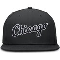 kapa-ravna-crna-prilagodena-dri-fit-true-structured-round-bill-chicago-white-sox-mlb-nike