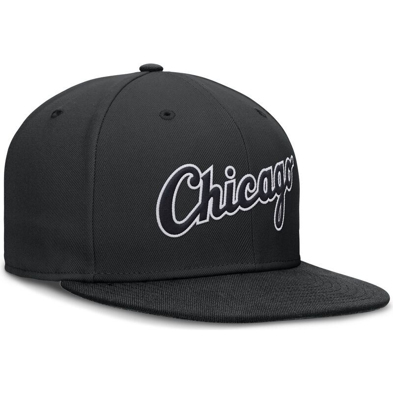 kapa-ravna-crna-prilagodena-dri-fit-true-structured-round-bill-chicago-white-sox-mlb-nike kapa-ravna-crna-prilagodena-dri-fit-true-structured-round-bill-chicago-white-sox-mlb-nike