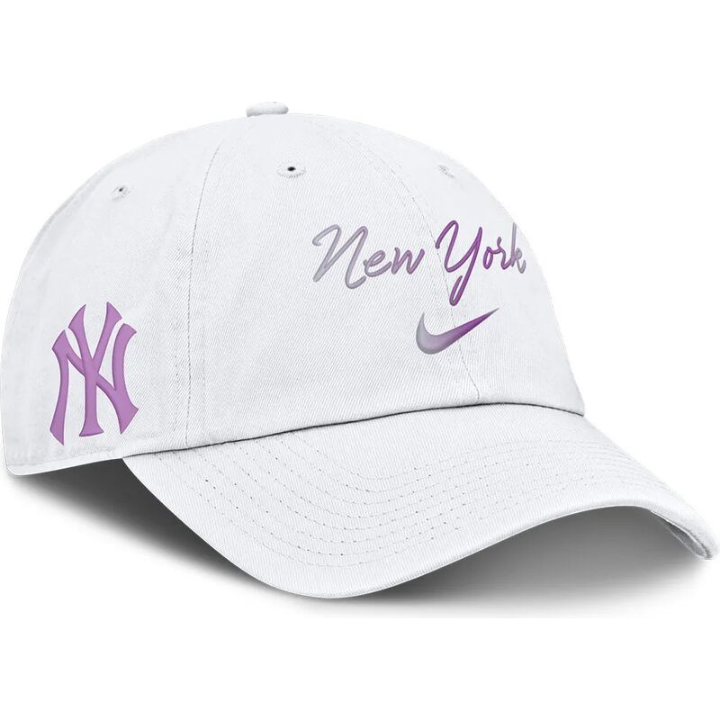 kape-zaobljena-bijela-podesiva-traka-mothers-day-club-unstructured-organic-cotton-new-york-yankees-mlb-nike