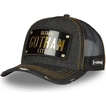 Kape zaobljena crna snapback placa Gotham City Batman DC6 BATP1 DC Comics Batman DC Comics Capslab
