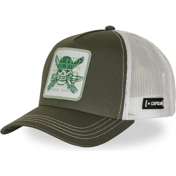 Kape zaobljena zelena snapback Roronoa Zoro OP7 DOA2B One Piece Roronoa Zoro One Piece Capslab