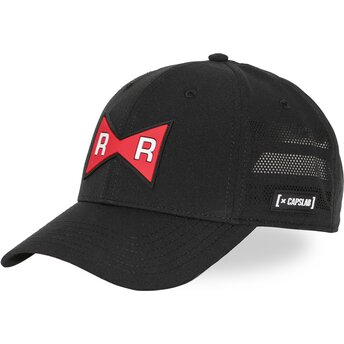 Capslab Red Ribbon Army DB7 REDB Dragon Ball Black Adjustable Trucker Hat